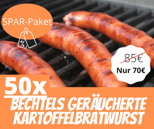 50er Bechtels Kartoffelbratwürstchen - Fleischerei Bechtel im Wurstversand aus Nordhessen