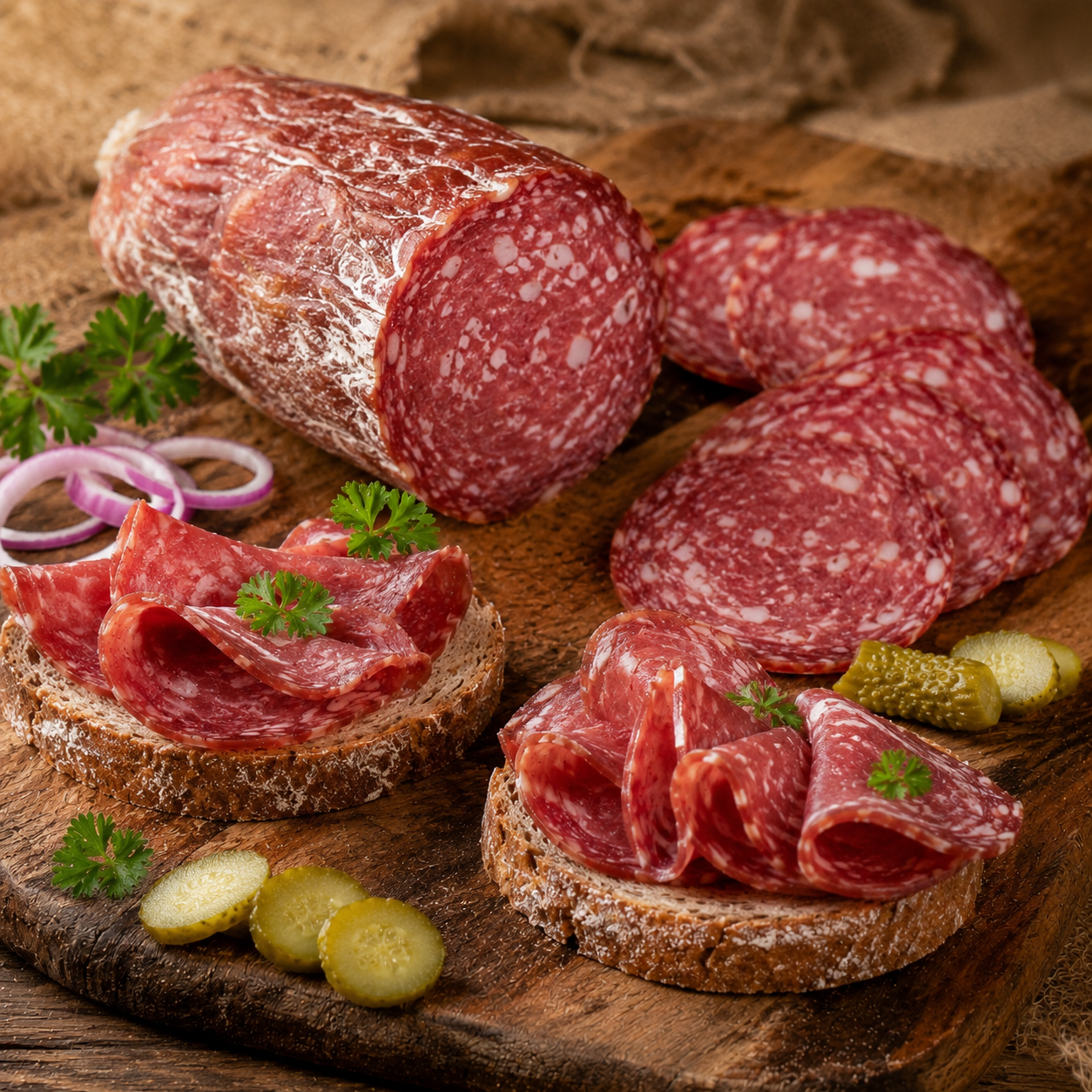 Salami am Stück