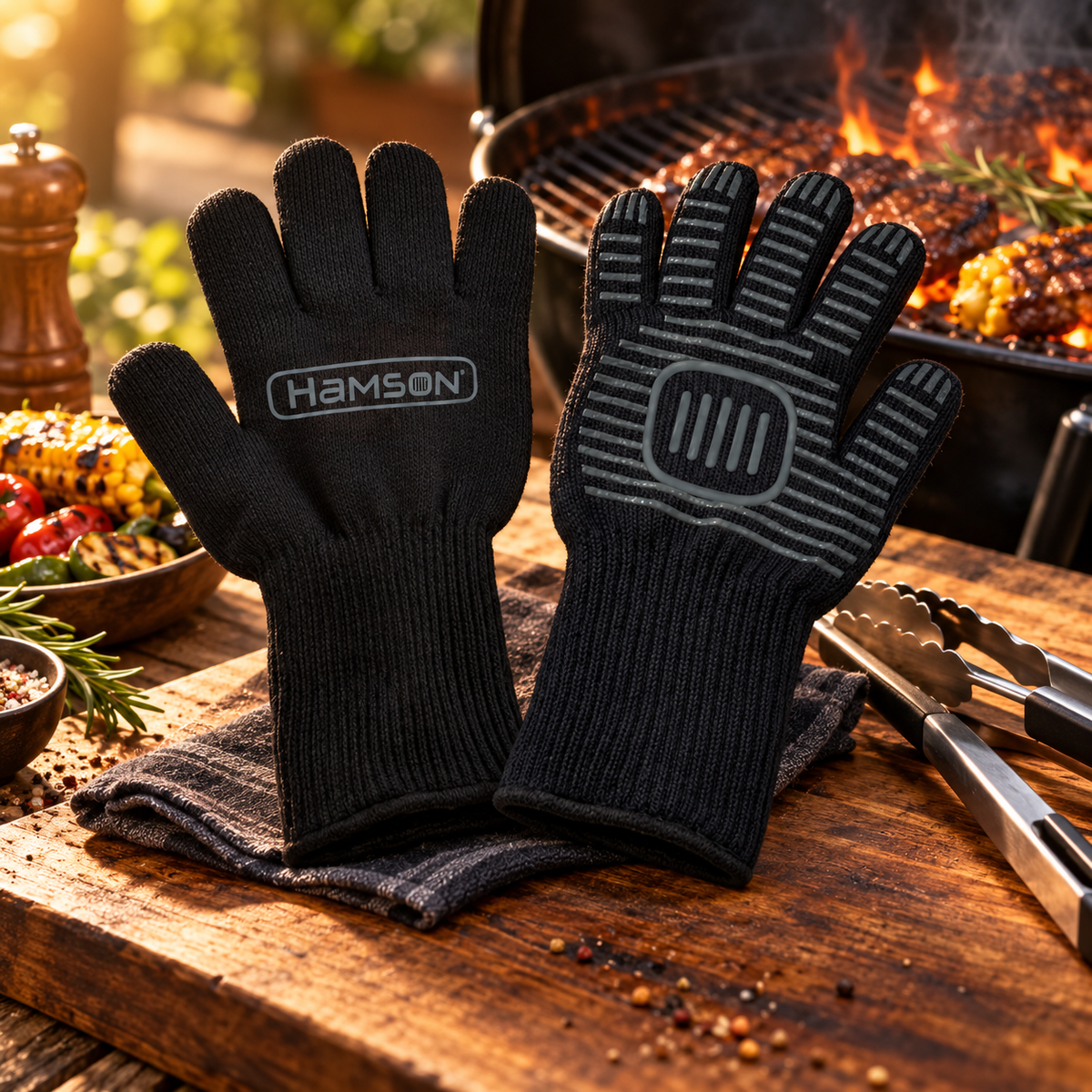 Grillhandschuhe von Hamson-BBQ – Dein Hitzeschild am Grill