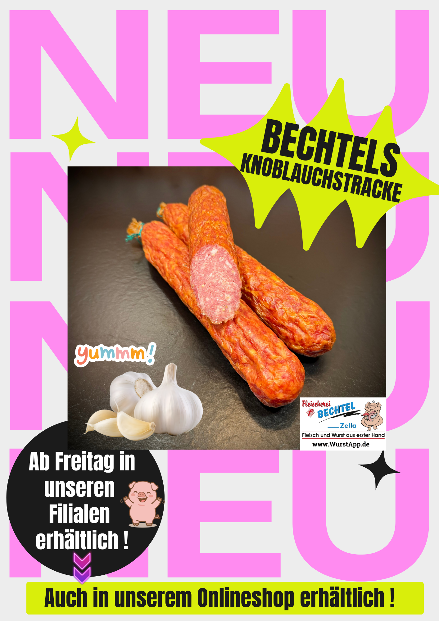 Knoblauch-Stracke - Nordhessische Ahle Wurscht g.g.A.