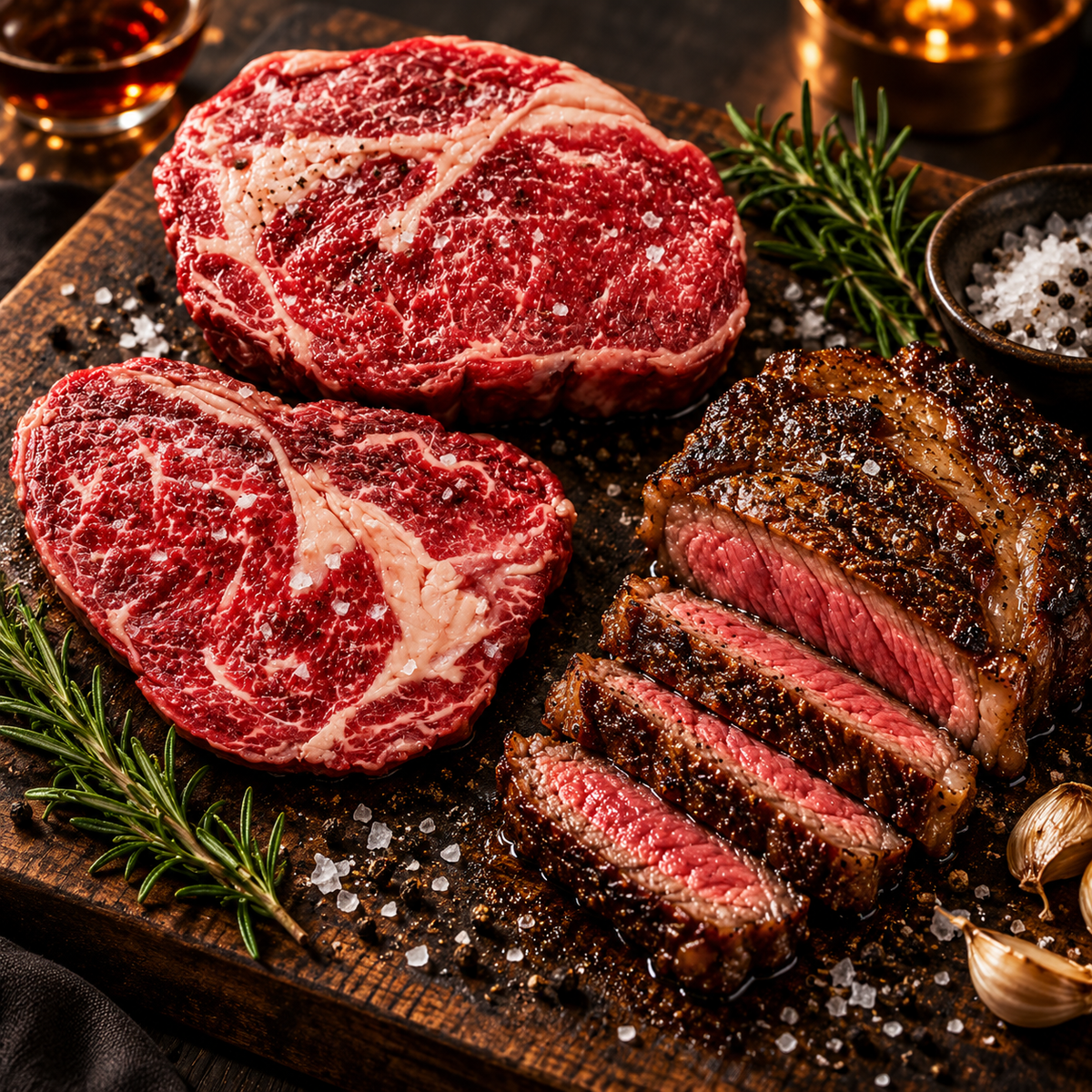 Rib-Eye Steaks PREMIUM DRY AGED 4er Pack (4x320g)