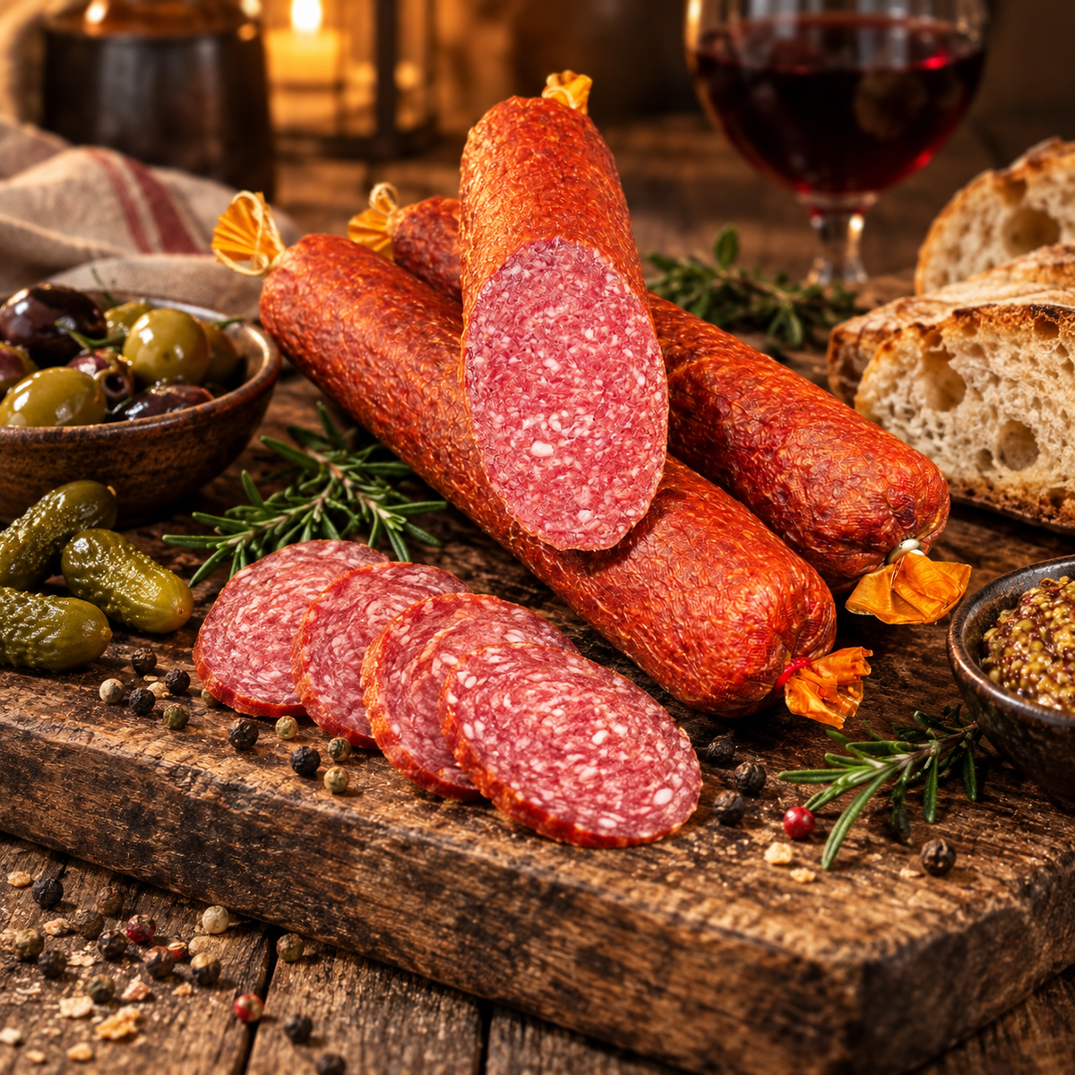 Salami am Stück