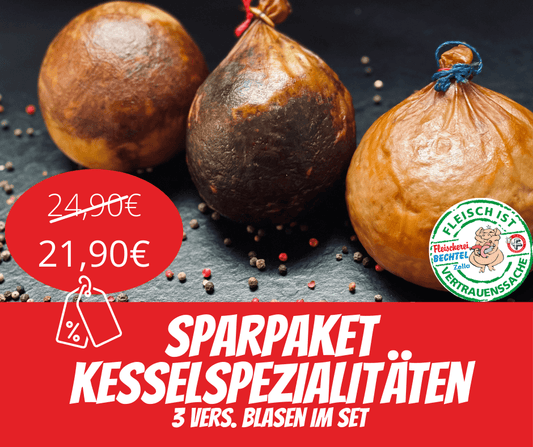 Bechtels Kesselspezialitäten 3er - Fleischerei Bechtel im Wurstversand aus Nordhessen