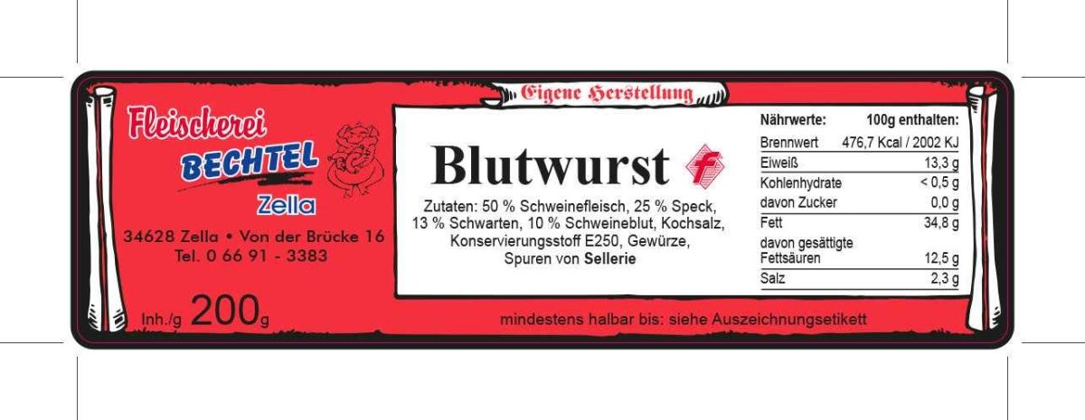 Blutwurst im Glas