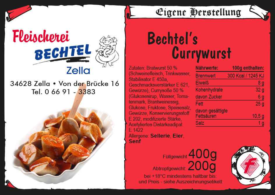 Currywurst im Glas