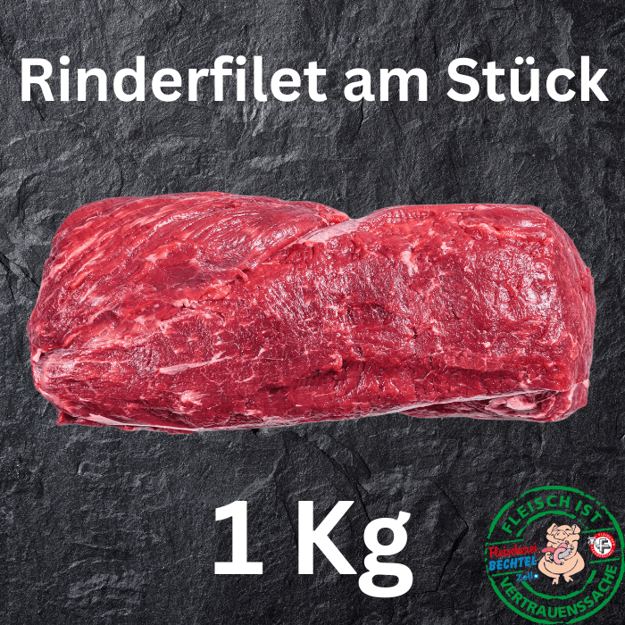 Rinderfilet am Stück DRY-AGED - Fleischerei Bechtel im Wurstversand aus Nordhessen